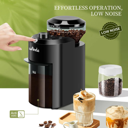 Electric Burr Coffee Grinder | 31 Grind Settings | 200g | EU 220V