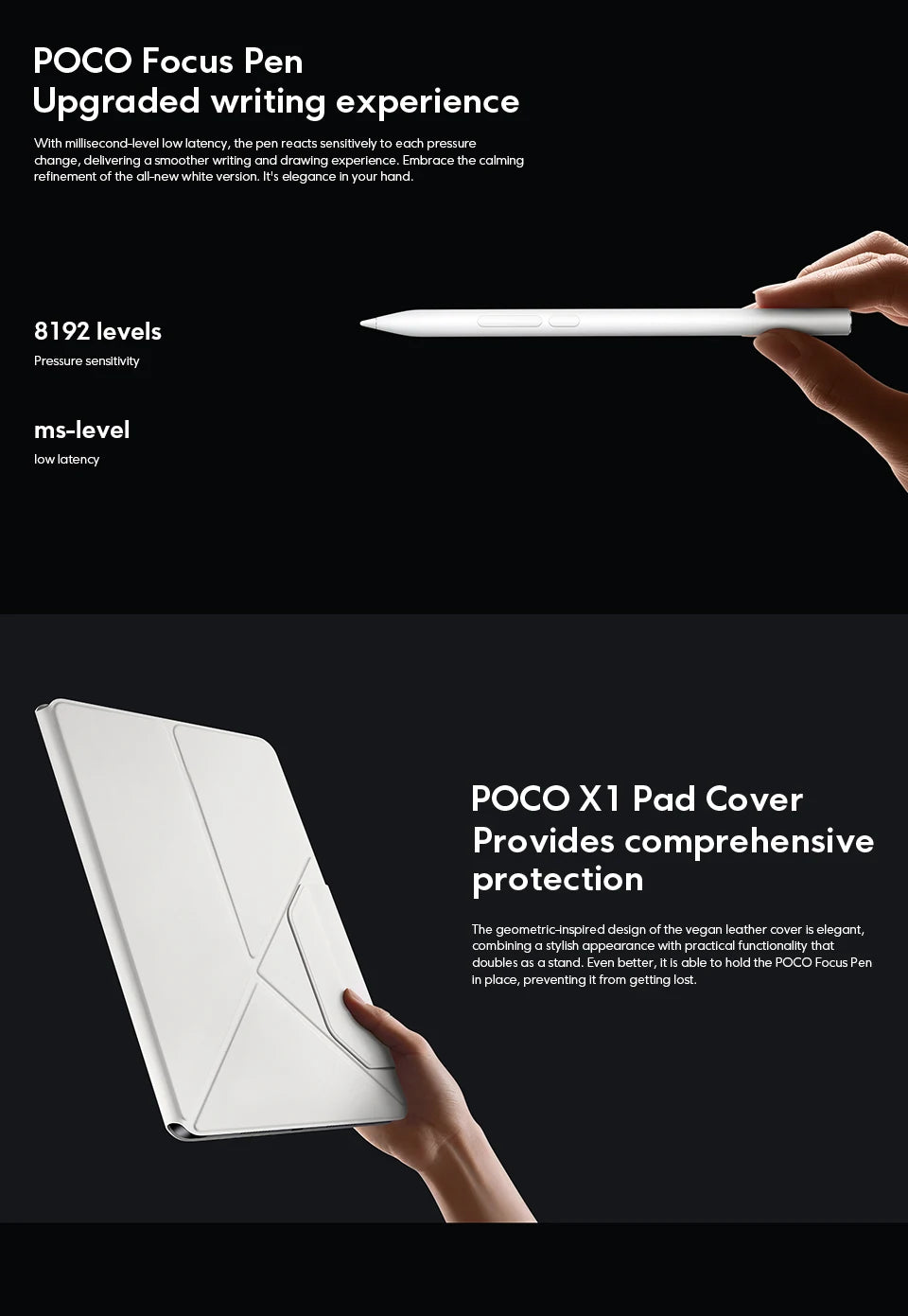 POCO Pad X1 Global – 11.2" 3.2K 144Hz, Snapdragon 7+ Gen 3, 8GB+512GB, 8850mAh, 45W