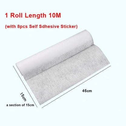 Range Hood Oil Filter Paper | Non-Woven Cooker Hood Grease Filter 5m/10m
