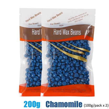 R.E.D. Shopping hard wax beans for hair removal in 500g, 200g, or 50g, professional waxing product for smooth skin.