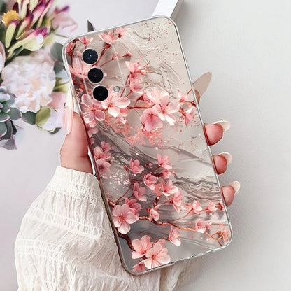 Luxury Painted Soft Silicone Case for Oppo A74 5G – Shockproof Back Cover