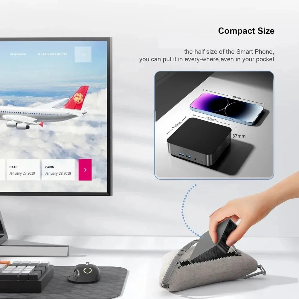 Mini PC Intel Core i7-4510U – Triple Display, 16GB RAM, up to 2TB SSD, Windows 11