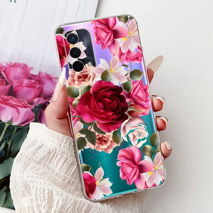 Luxury Painted Soft Silicone Case for Oppo A74 5G – Shockproof Back Cover