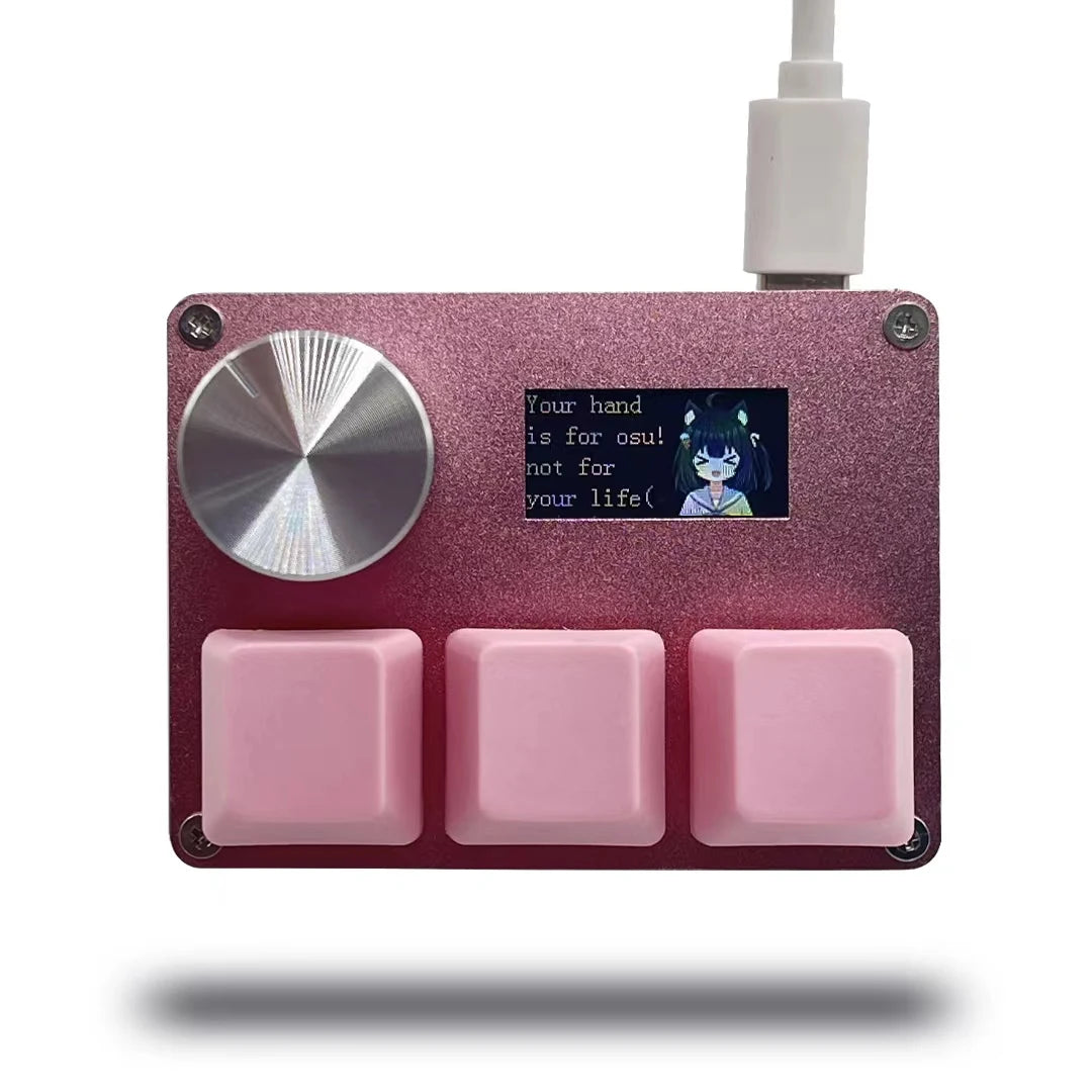 SayoDevice O3C Rapid Trigger Magnetic Switch Keyboard – RGB, Volume Knob, DJMAX/SDVX/Geometry Dash