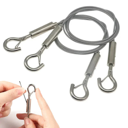 Adjustable Stainless Steel Wire Rope Clothesline