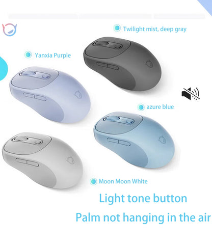 Lenovo Xiaoxin Plus Bluetooth Dual-Mode Silent Wireless Mouse – Rechargeable, 1600 DPI