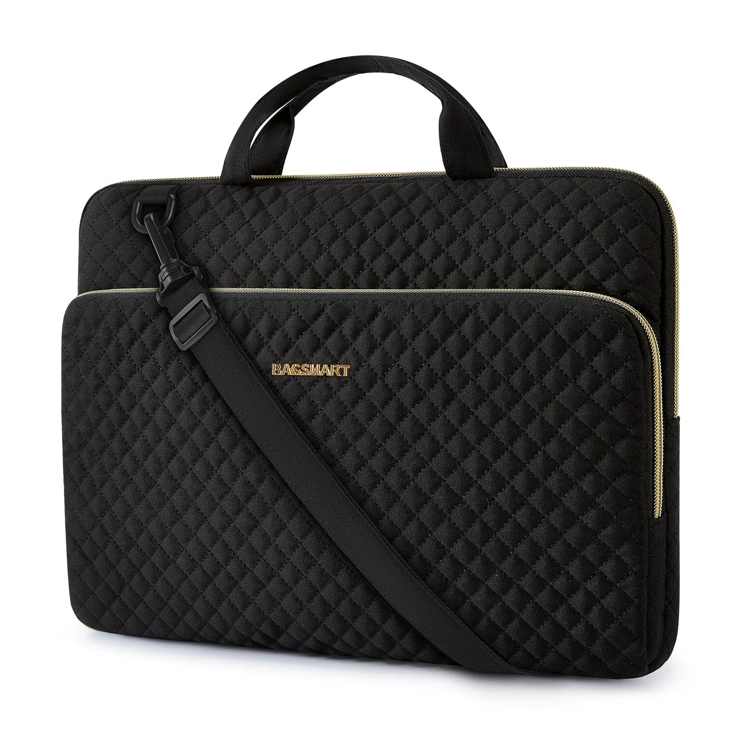 BAGSMART Laptop Handbag & Sleeve 13.3"–15.6" — Shoulder Briefcase for Women, MacBook Air/Pro