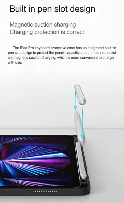 Magic Keyboard Case for iPad – Trackpad, Backlight, Air/Pro/10th-11th Gen