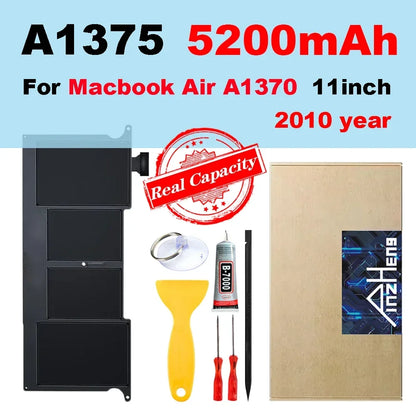 PINZHENG Laptop Battery for MacBook Air/Pro (A1369, A1466, A1370, A1465, A1534, A1377, A1405, A1495, A1496, A1527, A1705)