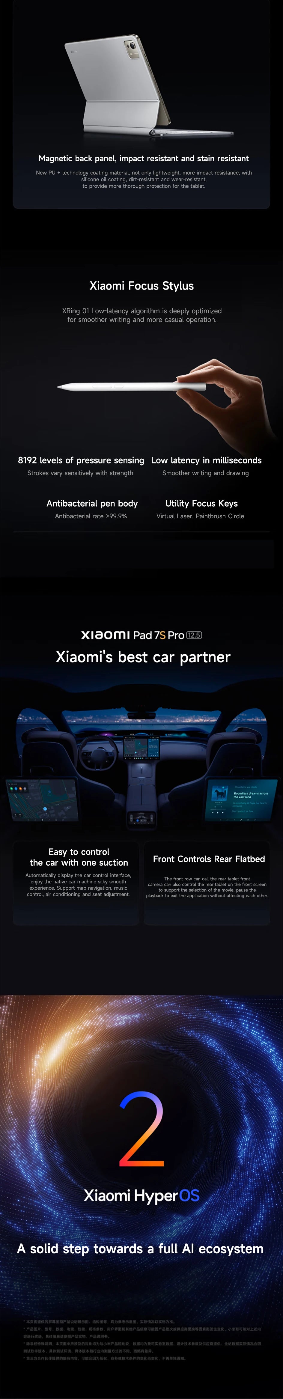 Xiaomi Pad 7S Pro 12.5" 2025 – 3.2K 144Hz, XRing O1, 12GB+512GB, HyperOS 2, 10610mAh