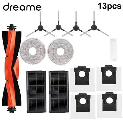 Dreame L10s Pro Ultra Heat / X30 Ultra / X30 Pro Robot Vacuum Spare Parts – Brush, Filter, Mop & Dust Bag