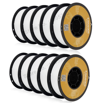 KINGROON PETG Filament 1.75mm – 5KG & 10KG Mixed Color Bundle