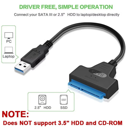 SATA to USB 3.0 / USB-C Cable – 2.5" HDD & SSD Adapter