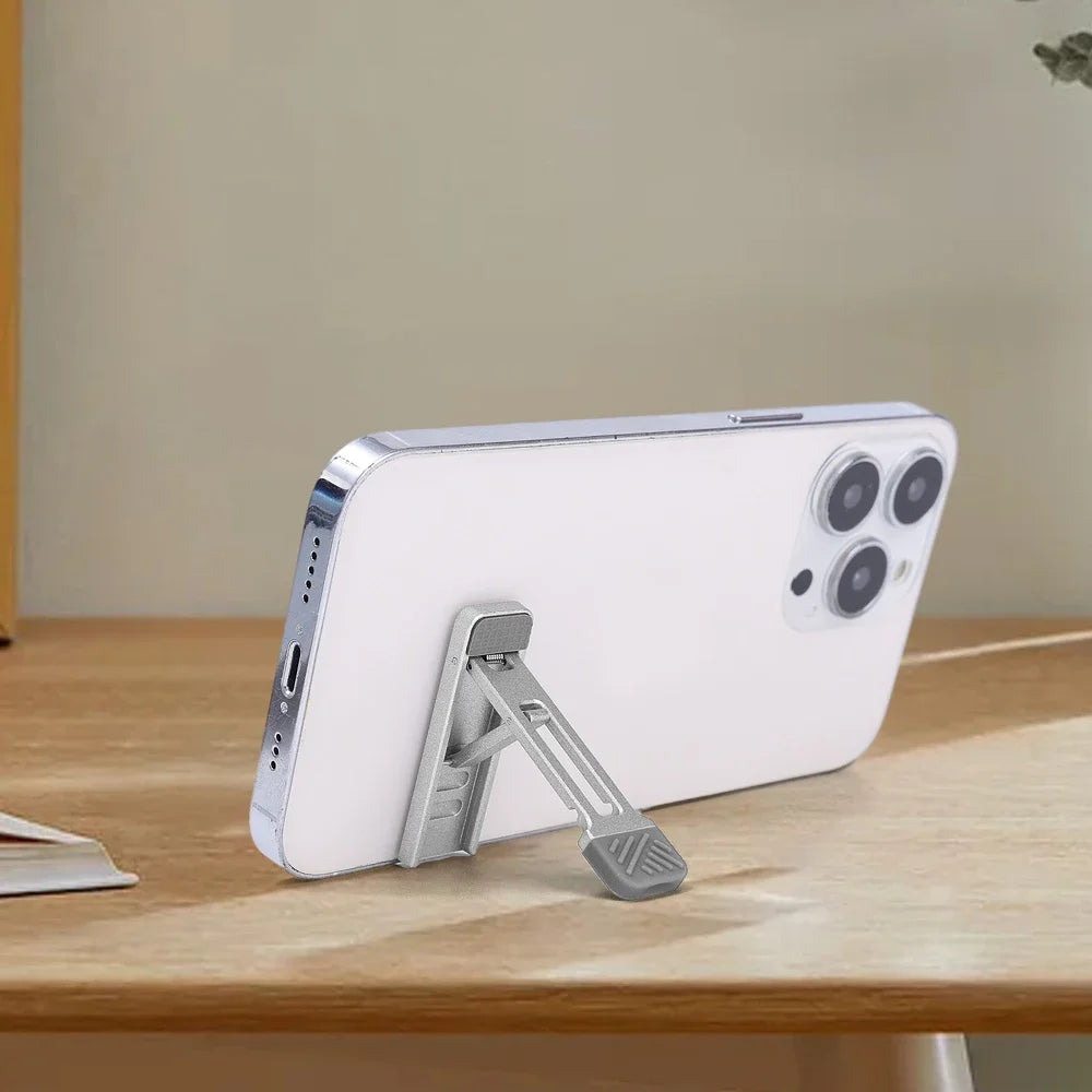Mini Aluminum Folding Laptop Stand – 3 Height Levels, 1–4 pcs | MacBook & Phone Holder