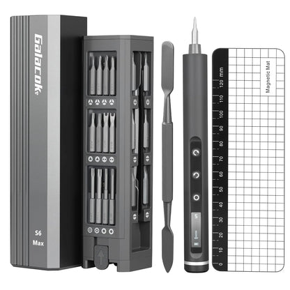 49-in-1 Electric Screwdriver Set – 5 Torque Settings, Magnetic Bits