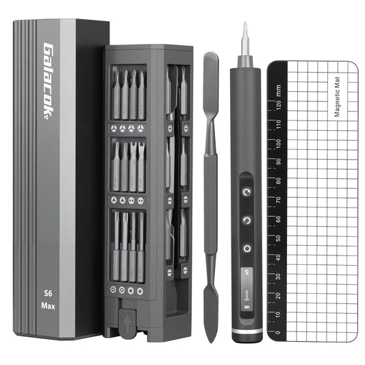 49-in-1 Electric Screwdriver Set – 5 Torque Settings, Magnetic Bits