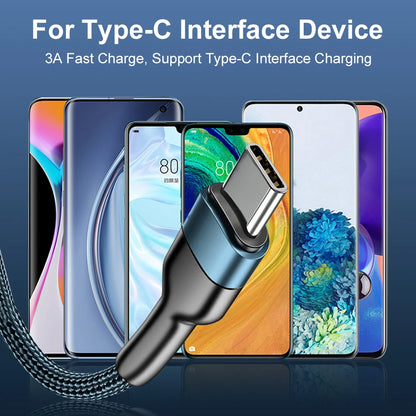 5A USB to Type-C Fast Charging Cable – Nylon Braided, for iPhone, Samsung, Xiaomi, Huawei