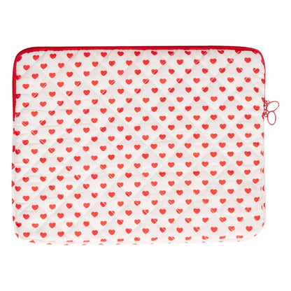 Coquette Floral Laptop Sleeve – 11"/13"/15", Cotton Liner, Carrying Case for Office