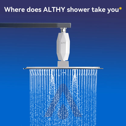 ALTHY Vitamin C Shower Filter – Reduces Chlorine & Heavy Metals, Improves Skin & Hair