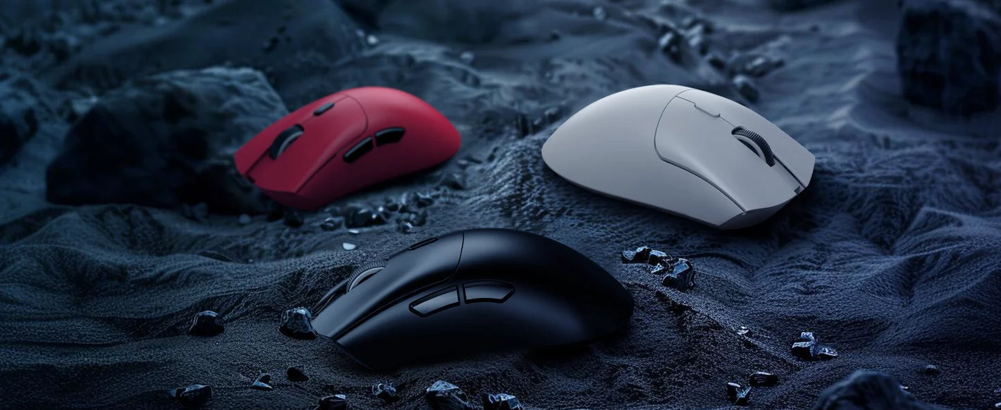 Attack Shark R1 Wireless Gaming Mouse – 18K DPI, 55g, Tri-Mode (2.4G/BT5.2/Wired), 20M Clicks