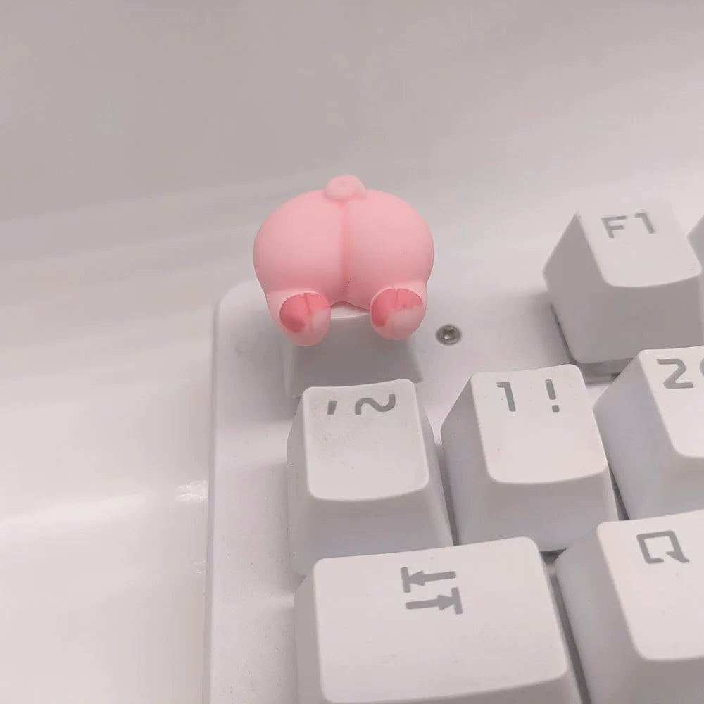 Cat Paw Butt Key Cap Animal Keycaps For Mechanical Gaming Keyboard Custom ESC Keycap Cherry Mx Switch For PC Gift For Birthday
