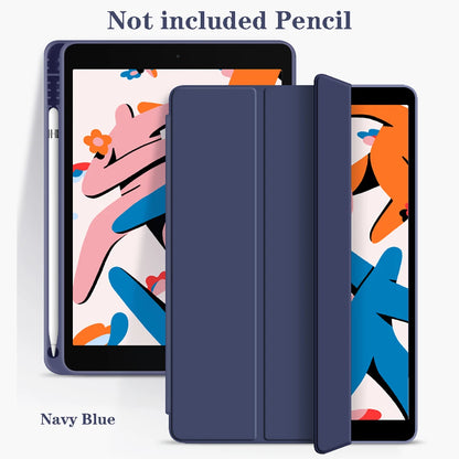 iPad Case with Pencil Holder – iPad 11th/10th/9th Gen, Air 4/5, Pro 11/12.9/13, Mini 5/6/7