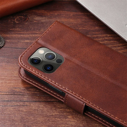 Leather iPhone 16 Plus zipper wallet case with card slots and magnetic stand, R.E.D. Shopping mobile phone accessory