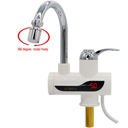 ATWFS Instant Hot Water Faucet | 3000W Tankless | Temperature Display | 220V EU