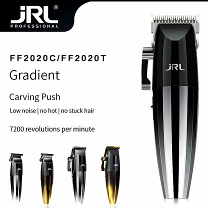 JRL 2020C/T Professional Hair Clipper – Gold & Silver, Barber Set Options