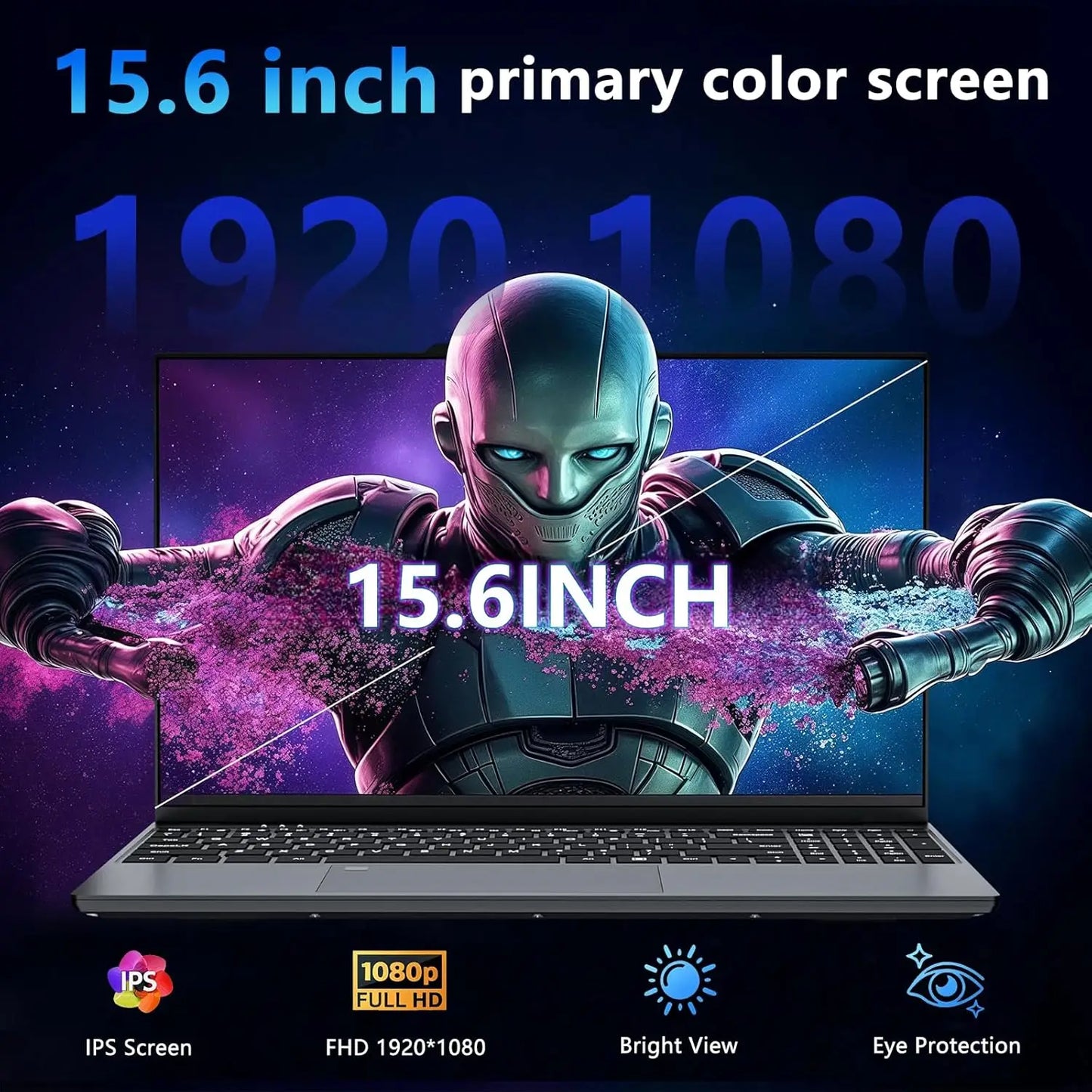 ACEKAMAS Gaming Laptop 15.6" – Intel Core i9 10980HK, 16GB DDR4, up to 2TB SSD, Windows 11 Pro