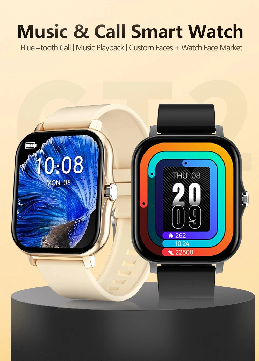 Smart Watch 2025 - 1.83" Display, Bluetooth Calling & Fitness Tracker for Men & Women