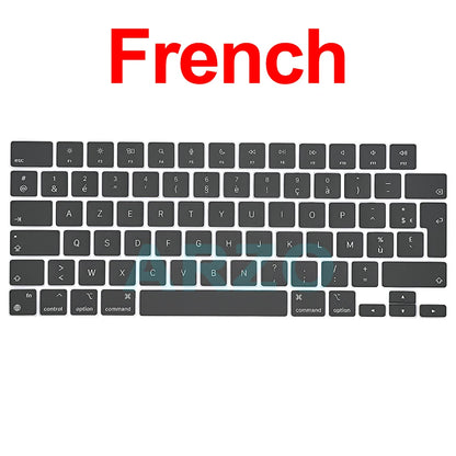 MacBook Pro Air Keycap Replacement Set M1 M2 M3 — 13" 14" 16" Keyboard Repair (A2442 A2485 A2779 A2780 A2681 A2941)
