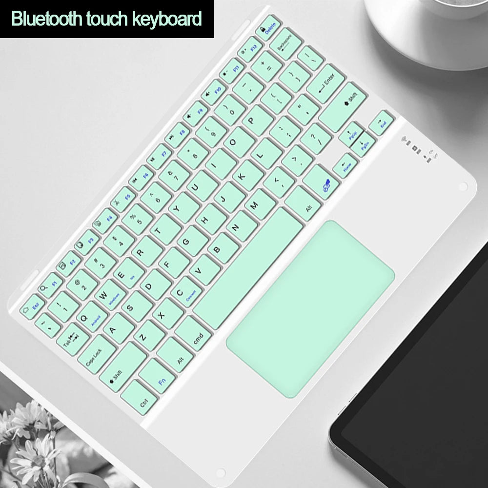 Touchpad Bluetooth Wireless Keyboard – For iPad, iPhone, Android, Windows PC & Laptop