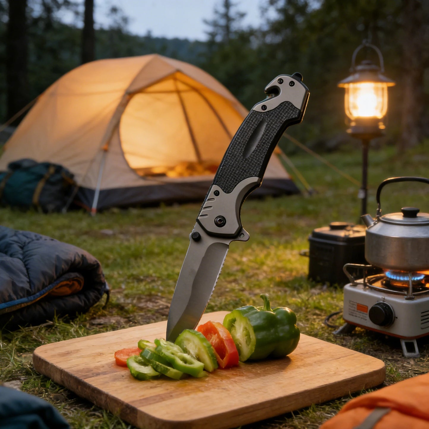 EDC Folding Pocket Knife with Clip – Outdoor Survival & Camping