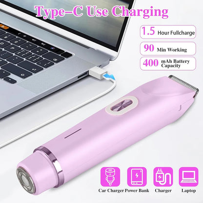 Electric Shaver for Women | Painless Hair Removal | Leg, Bikini & Facial Epilator