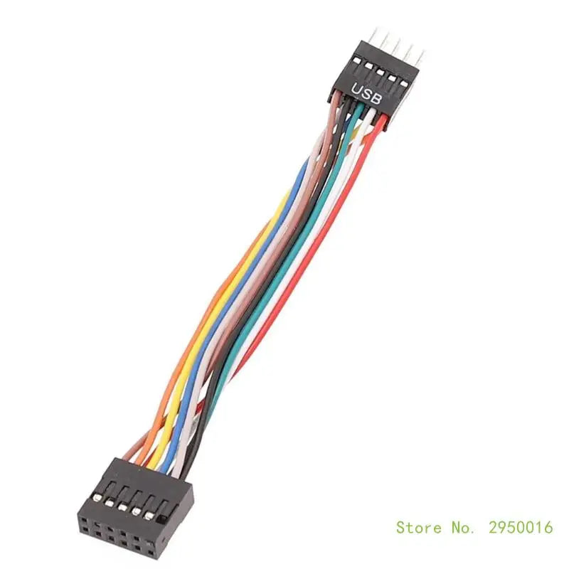 R.E.D. Shopping computer motherboard USB adapter cable with 11-pin to 9-pin connection for electronics accessories.