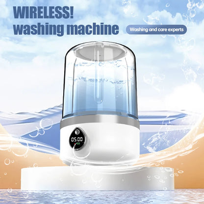 Mi Portable Mini Washing Machine 1.5L — Wireless Underwear & Socks Cleaner, LED Laundry Bucket
