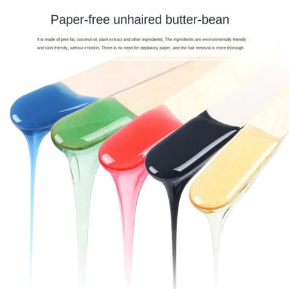 R.E.D. Shopping hard wax beans for hair removal in 500g, 200g, or 50g packages, professional waxing product for smooth skin.
