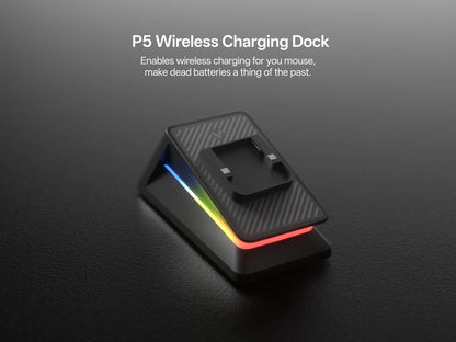 Rapoo Wireless Gaming Mouse – 8KHz Polling, 26000 DPI, 8 Buttons, Rechargeable, for Small/Medium Hands