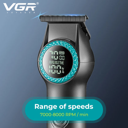 VGR V-990 Professional Hair Clipper – Gold & Black, With or Without Box