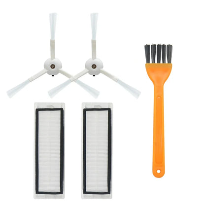 R.E.D. Shopping HEPA filter, side brush, and main brush kit for Xiaomi Mi Robot Vacuum and Roborock S50/S51 cleaning appliances.
