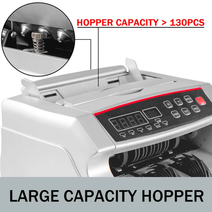 SucceBuy Money Counter 1000pcs/min – UV & MG Fake Banknote Detector, Euro