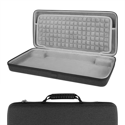Geekria Full Size Keyboard Case, Hard Shell Travel Carrying Bag for 118 Key 104 Key Keyboards, Compatible with Corsair K100, K95