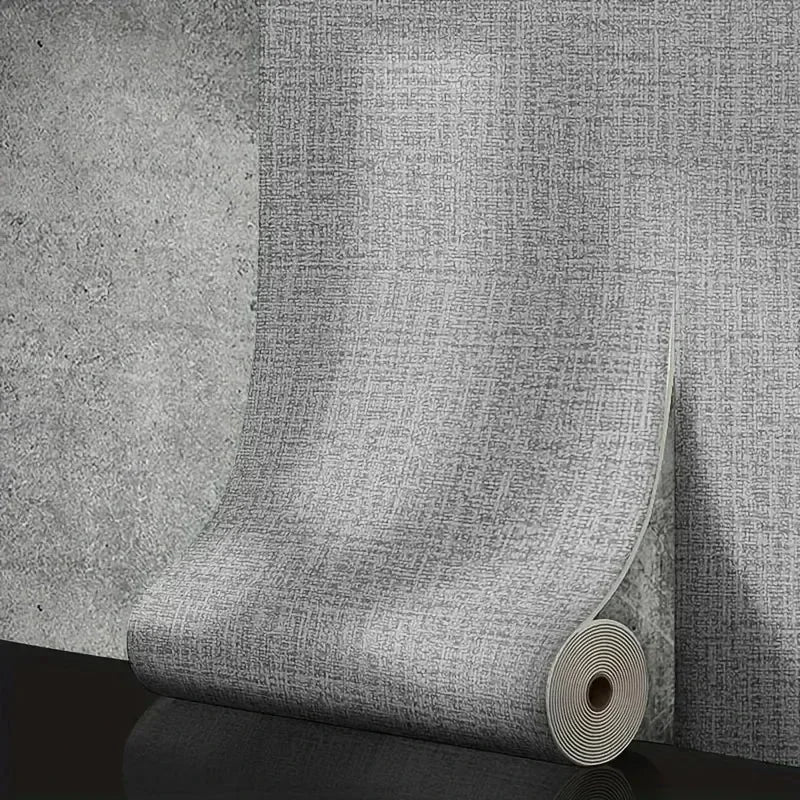 Self-Adhesive 3D Foam Wall Panel – Linen PVC Texture Waterproof 50cm