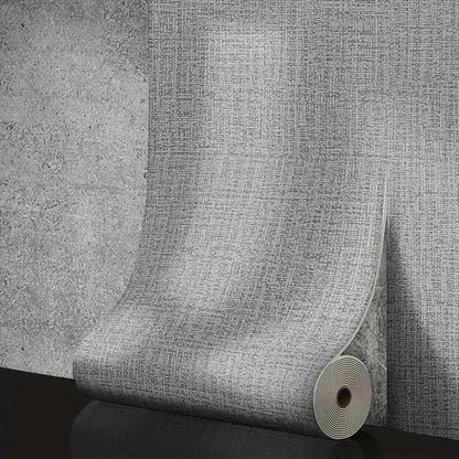 Self-Adhesive 3D Foam Wall Panel – Linen PVC Texture Waterproof 50cm
