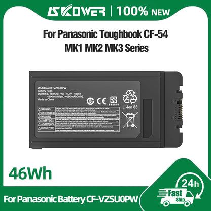 Panasonic Toughbook CF-54 Replacement Battery 46Wh — CF-VZSU0PW / CF-VZSU0PR