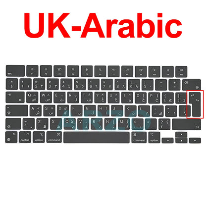 MacBook Pro Air Keycap Replacement Set M1 M2 M3 — 13" 14" 16" Keyboard Repair (A2442 A2485 A2779 A2780 A2681 A2941)