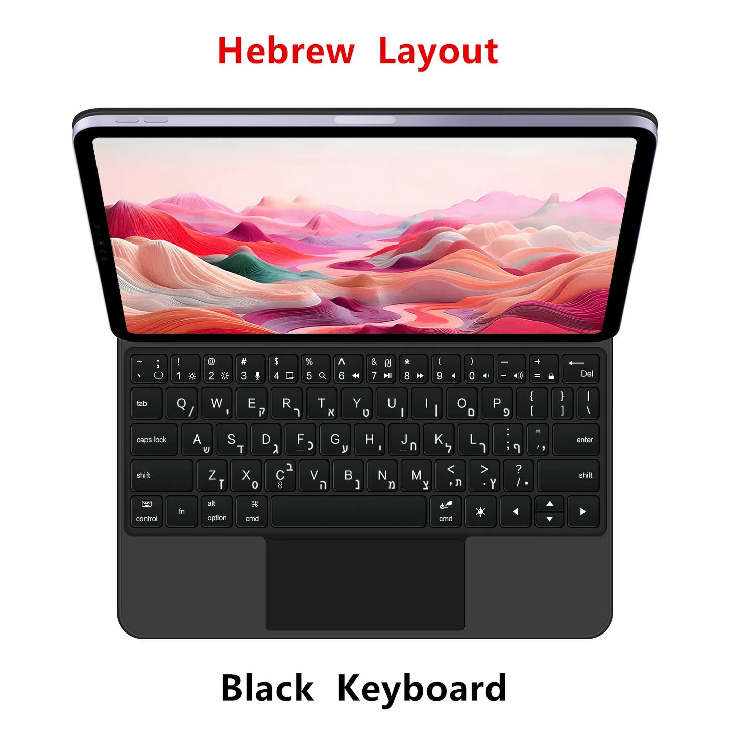 Magic Keyboard for iPad 11th Gen (A16) 2025 | Smart Case | Multi-Language | Black & White | 7 Languages