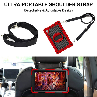 360 Rotating Kids Case for Lenovo Tab M10 HD Gen2 TB-X306 – Shockproof, Kickstand, Shoulder Strap