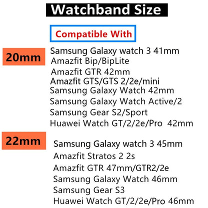 Metal magnetic watch strap for Amazfit GTS and GTR, 20mm and 22mm bracelet, durable stainless steel band.